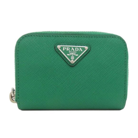 Prada Logo Card Case Saffiano